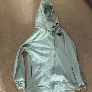 Light Blue Hooded Jacket
